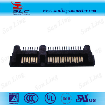 PCB application sata 22pin male split type sata connector