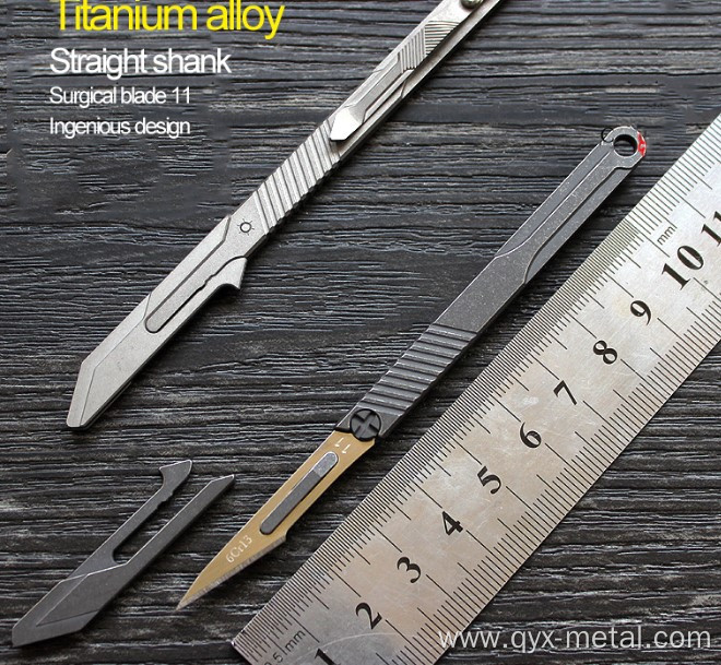 Titanium Scalpel medical grade ultralight titanium scalpel