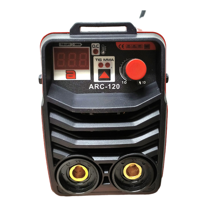 220V Lightweight DC Inverter Metal Arc Welder, 120 Amp