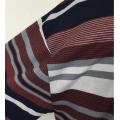 Striped Shirt Casual Herren -Polo -Hemd Plus Size