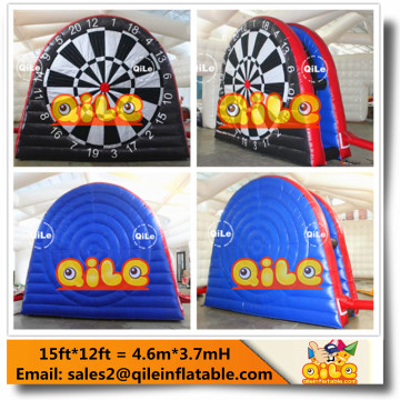 2016 New Design High Quality Giant Inflatable Dart Board For Shooting Game outdoor indoor with balls