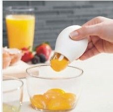 kitchen silicone sucker for egg yolk ,Kitchen Egg Silicone White Yolk Out Extractor Separator Cook Divider Tool