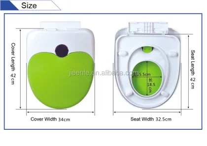 Colorful Fashion Design PP Family Toilet Seat
