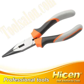 Mini Long Nose Pliers With PP+TPR Color Handles