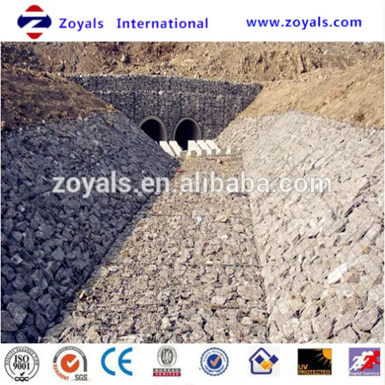 Protecting slope welded gabion box/stone cages/wire mesh
