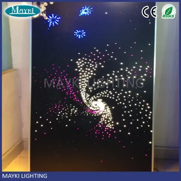 DIY beautiful fiber optic flowers with ;ED fibre optic lighting kit