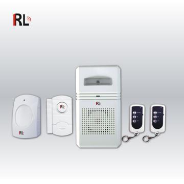 Six-zone wireless alarm system