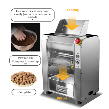 Commercial Stainless Steel Milk Tea Tapioca Boba Maker and Tapioca Pearl Making Machine