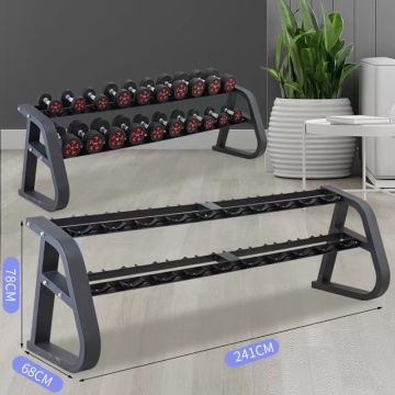 Ganas Luxury Commercial Dumbbell Rack 10 Pasang