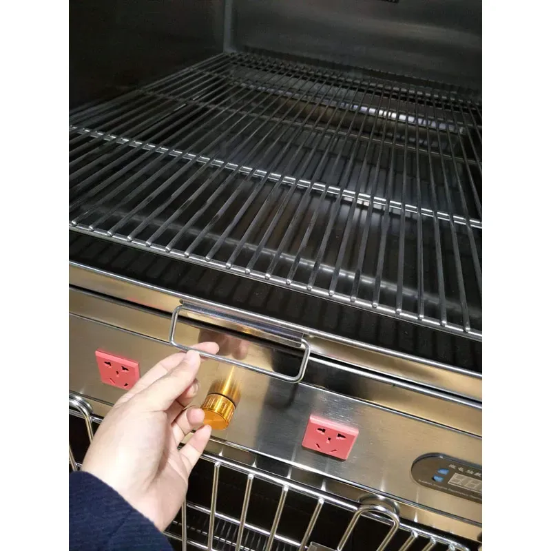 Large Stainless Steel Veterinary Animal Cages with Infrared Lamp