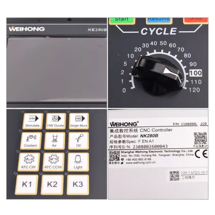 WEI HONG 4-Axis Linkage Integrated Control Card NK280B for CNC Machine Control