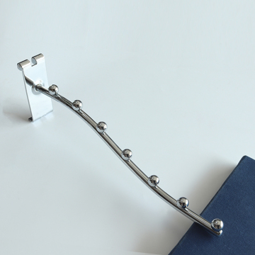 Wholesale Metal Chrome Display Hook for Gridwall - 7 Balls Supermarket