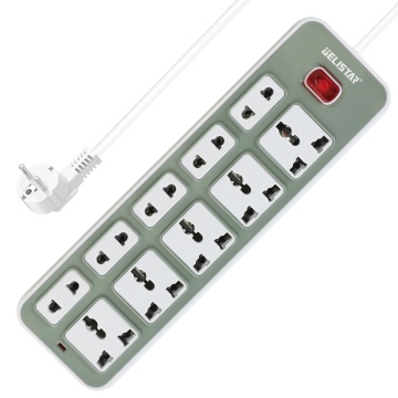 Multi-Extension Universal 10-Way Electrical Power Strip - Hot Sale