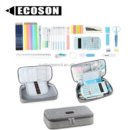 Canvas 72 Slots Zippered Pencil Case for Prismacolor and Crayola Pencils