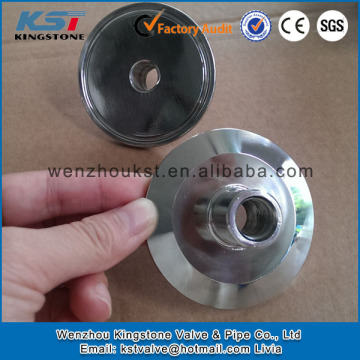 2" female threaded ferrule with clamp end