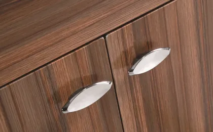 Floor Standing Wood Grain Space Aluminum Alloy Bathroom Furnitures Vanities Cabinets