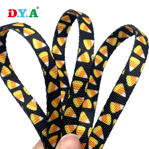 Custom printed polyester/pp/nylon webbing for bags garment