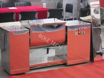 Solid drinks trough mixer Solid beverages guttered mixer