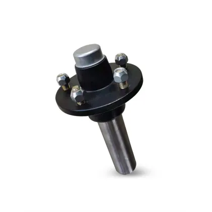 China Manufacturer Utility Trailer Half Axle with Hubs for RV Caravan Stub Axle