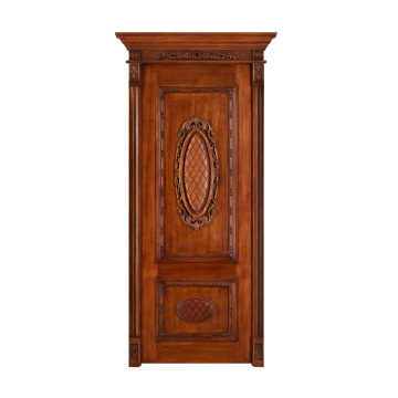 glass wood carving door interior bedroom door