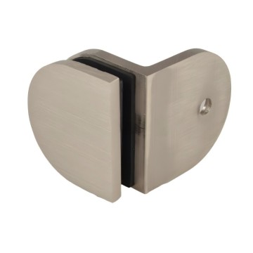 Arc Panel L-Shape Glass Wall Corner Clamp