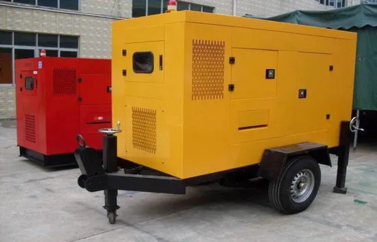 30kva - 500kva Trailer Mounted Generator With Ac Alternator
