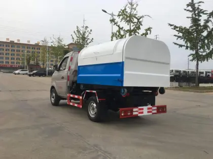 Mobile garbage truck, garbage station