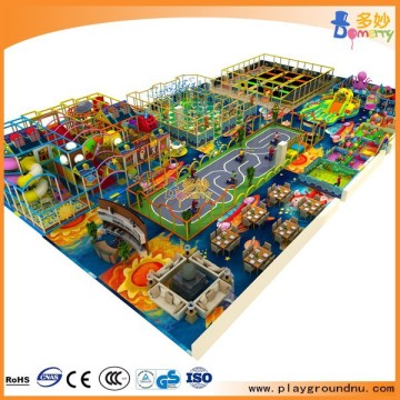 Hot sale funny theme children soft indoor playground big area playground with slide trampoline