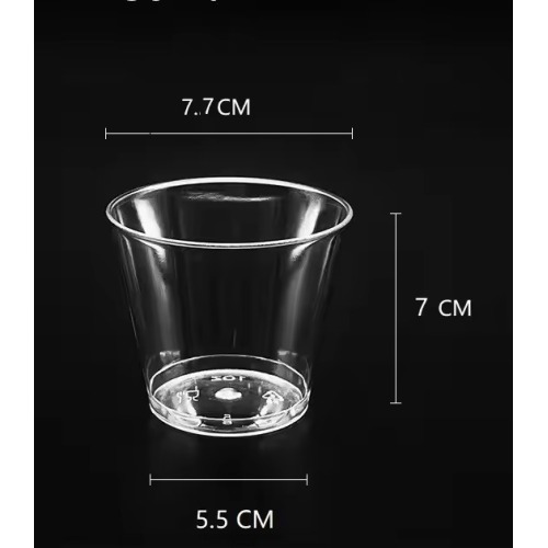 Clear Disposable Plastic Injection Molded Cup