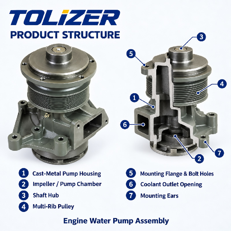 Heavy-duty-truck-water-pump