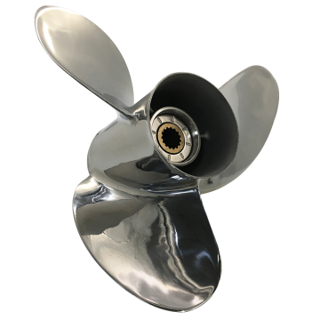 3 Blades Stainless Steel Marine Propeller Matched for Suzuki DF90,115,DF140HP 13 7/8X19 Outboard Propeller