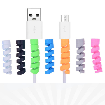 20-Piece Thickening Charging Cable Protectors: Adorable TPR Sleeve for Safe USB Charger Cords - Perfect Fit for iPhone and Phone Cables
