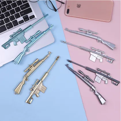 JH Shooting Game Weapon 98K Barrett Sniper Rifle Shaped Pen for Children