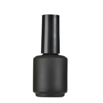 Bouteille de vernis à ongles Grosted Matted Black UV