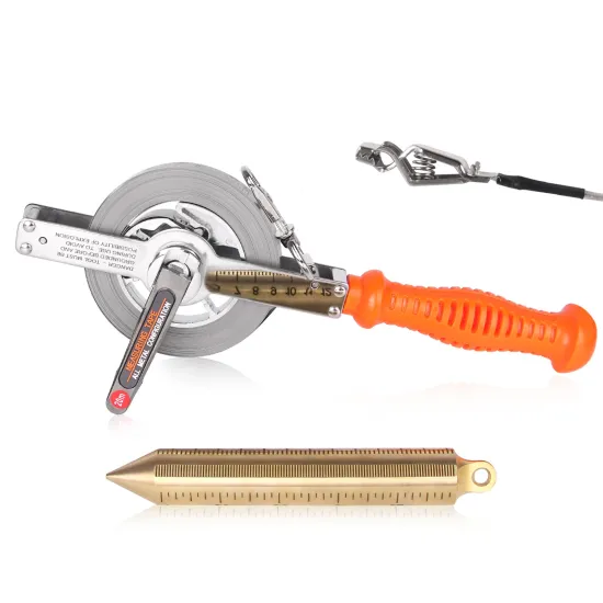 Stainless Steel Oil Dipping Tape with Brass Weight - Metric and Inch Measurements