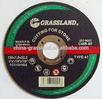 Resin Bonded Super Thin abrasive Cutting Disc with T41 MPA EN12413