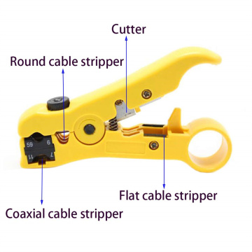 Инструменты для счистки для коаксиального кабеля RG59, RG6, RG7