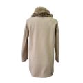 Women's woolen long coat