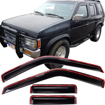 Smoke Acrylic Deflector Rain Guards - In-Channel Window Visors for Various Car Makes and Models