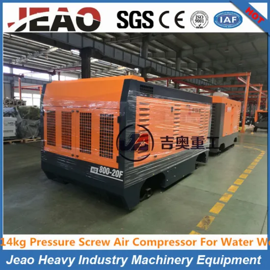 770cfm World Top Quality Atlas Copco Maintenance Diesel Portable Screw Air Compressor for Drill Water Well