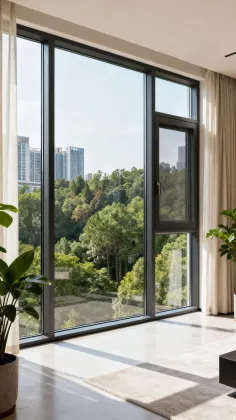 Premium 2.0mm Aluminum Casement Window for Mansion