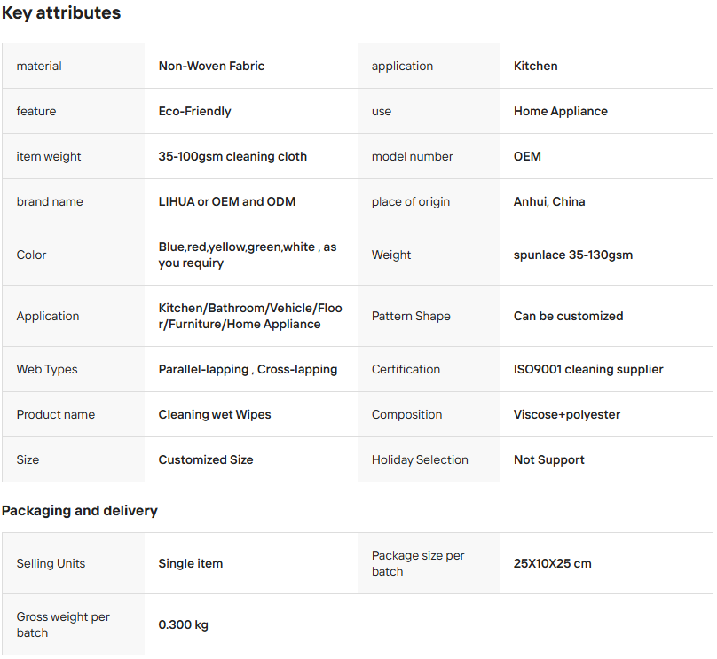 Antibacterial Wet Wipes