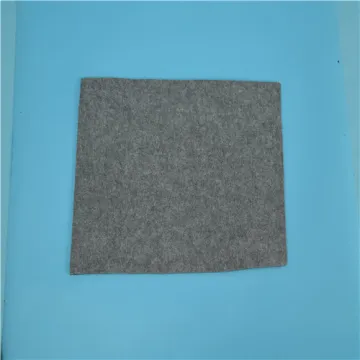 Custom black needle punched cotton