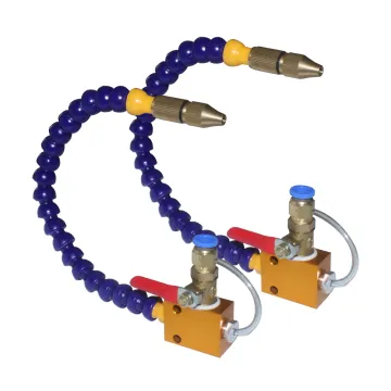 Blue Nylon Plastic Air Operated Sprayer for Milling Machine, Tool Lathe: Mist Coolant & Lubrication Cooling Water Pipe