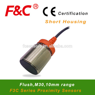 Big Cylindrical, 12~24VDC M30 Proximity Sensor, Position Sensor, NPN/PNP Offered, Can do 5v DC working Voltage.