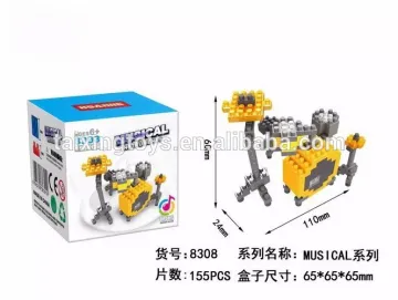 Kids building blocks toys The Newest cartoon musical instrument building block