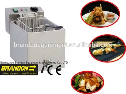 BEF8-18-2Q Guangzhou fast food counter top fryer retailer