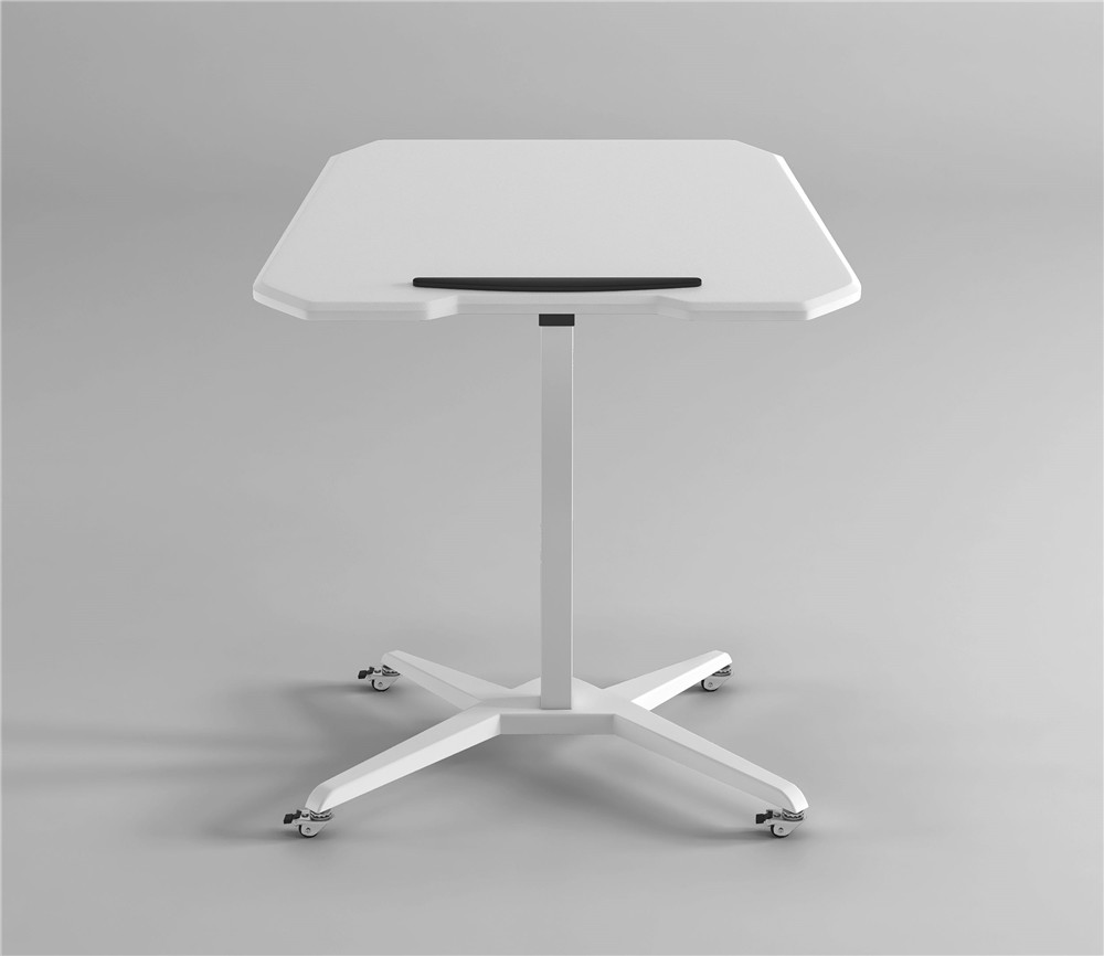 Angle adjustable bed side desks