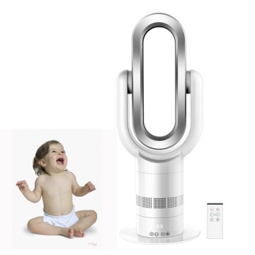 Saa CE Home Appliance Portable Fan: Hot &amp; Cool Desktop Electric Bladeless Fan untuk penggunaan dalam ruangan