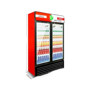 Double Door 1.2m Display Showcase Supermarket Cooler